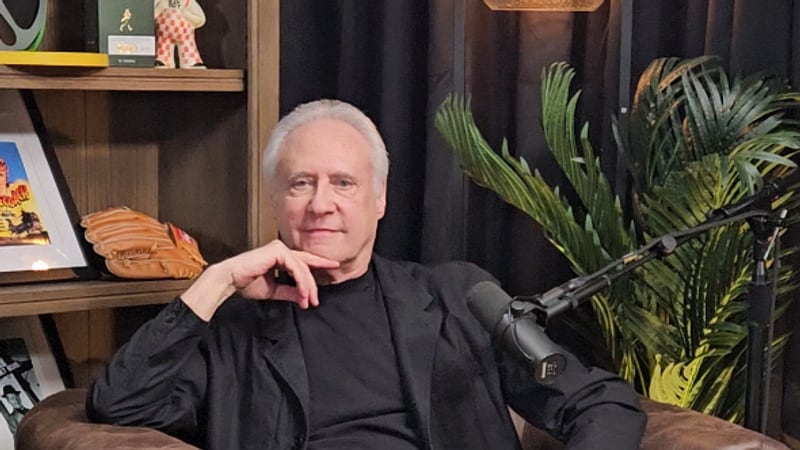 Brent Spiner in the Dropping Names studio