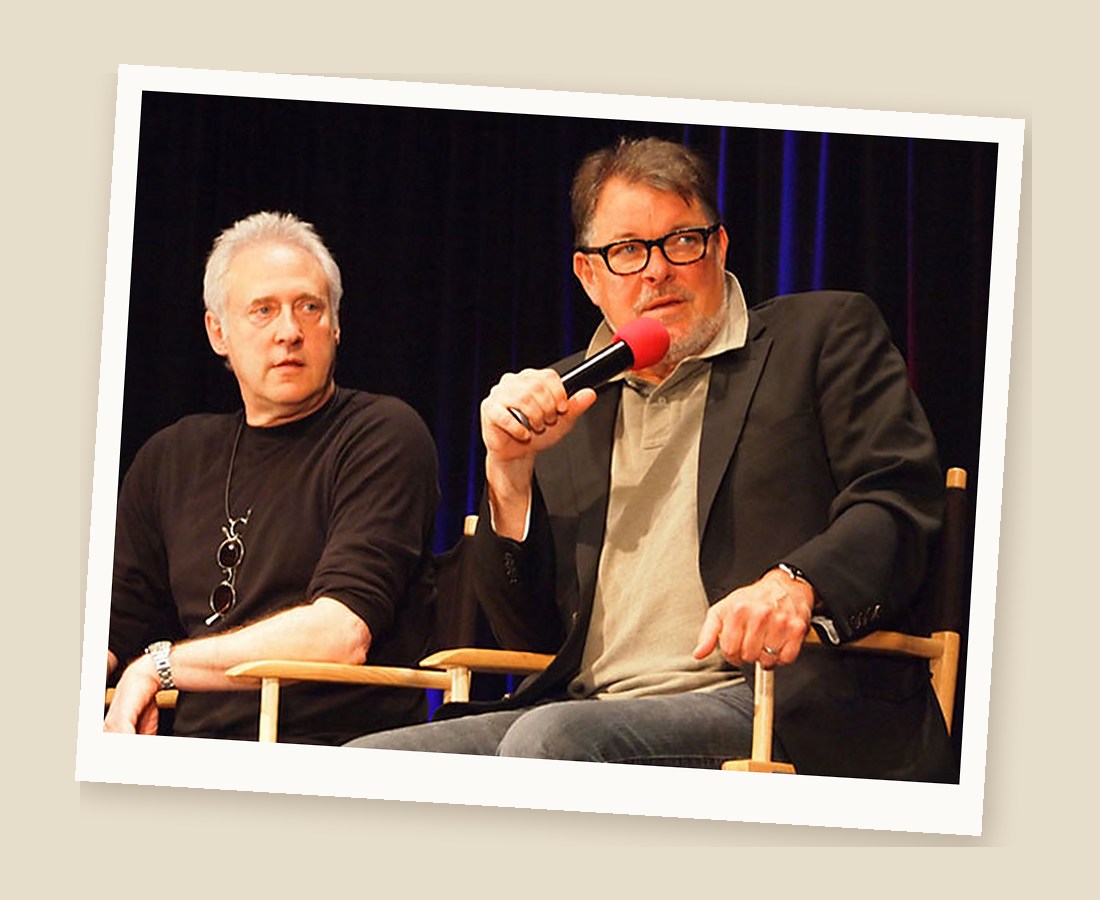 Brent Spiner and Jonathan Frakes together